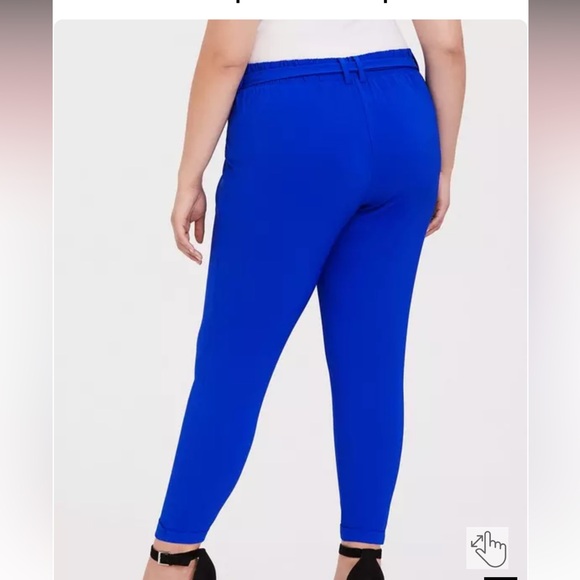 Torrid Electric Blue Pants - Picture 2 of 5